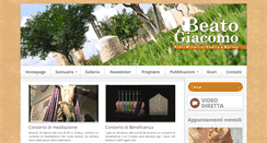Desktop Screenshot of beatogiacomo.it